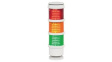 RND 430-00041 LED Signal Tower Green / Orange / Red 195mA 24V TWS Base Mount IP66 Terminal Block