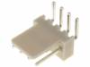 NS25-W4K Гнездо; провод-плата; "папа"; PIN:4; 2,54мм; THT; NS25; 250В; 3А