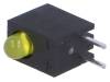 L-934CB/1YD LED; в корпусе; желтый; 3мм; Кол-во диод: 1; 20мА; 60°; 2,1?2,5В