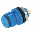99 9216 060 05 Panel mount socket 5-pole blue Poles 5 2 A 63 VAC/VDC