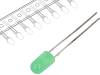 OSNG5134B-T LED; 5мм; зеленый; 68-100мкд; 30°; Поверхность: выпуклая; 2000шт.