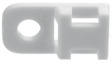 CTAM1-PA66-WH [100 шт] Cable Tie Mount 4.6 mm White Nylon 66 Pack of 100 pieces