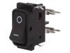 DF62J12S2AHQA ROCKER; SPST; Положения:2; OFF-ON; 16A/250ВAC; 6A/48ВDC; черный