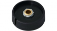 A3050089 Control knob with recess black 50 mm
