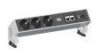 902.302 Desk Outlet DESK 2 3x DE Type F (CEE 7/3) Socket/2x RJ45/USB/HDMI - GST18i3 Plug