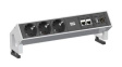 902.302 Desk Outlet DESK 2 3x DE Type F (CEE 7/3) Socket/2x RJ45/USB/HDMI - GST18i3 Plug 200mm