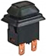 1683.8101 Push-button switch 1Pblack IP 65