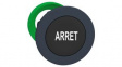 ZB5FA233 Pushbutton Head ARRET Black Flush Suitable for Harmony XB5