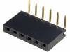 ZL263-6SG Гнездо; штыревое; "мама"; PIN:6; угловой 90°; 2,54мм; THT; 1x6; 3А