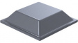 RND 455-00521 Self-Adhesive Bumper 12.7 mm x 12.7 mm x 3.1 mm, Grey