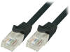 CP1023U Patch cord; U/UTP; 5e; многопров; CCA; ПВХ; черный; 0,5м; 26AWG