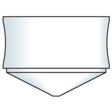 93055-WW [50 шт], Air PoweRed Pistons, 30/55 cc White, Metcal