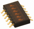 A6H-6102 Переключатель: DIP-SWITCH; Кол-во секций:6; ON-OFF; 0,025A/24ВDC