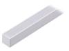 LINEA20 F/Y WH 1M SET STD, Профиль для LED модулей; молочный; накладной; белый; L: 1м, TOPMET