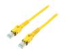 09488484745020, Patch cord; S/FTP; 6a; многопров; Cu; PUR; желтый; 2м; безгалогенный, Harting