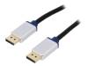 BDPM15, Кабель; вилка DisplayPort, с обеих сторон; 1,5м; черный, LOGILINK