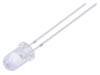 FYL-5013NUYC1C, LED; 5мм; желтый; 10000-15000мкд; 15°; Поверхность: выпуклая, FORYARD