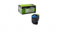 80C2SCE Toner Cartridge, 2000 Sheets, Cyan