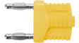 KURZ 19-4 IG MB Ni / GE Jumper plug diam. 4 mm Yellow