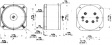 K-80SF 1MA DC Analogue Display 83 x 83 mm 0...1 mADC