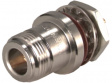 22 N-50-0-2/133 NE Panel-mount Jack 50 Ohm, 11 GHz, Female, N N Straight