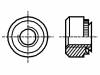 M2.5/BN641 Гайка; круглая; M2,5; нержавеющая сталь А1; BN:641; нажимная