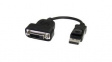 DP2DVIS  Adapter with Latches, DisplayPort Plug / DVI-D Socket
