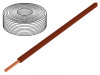 105-8-100 Провод; однопров; Cu; 1x0,20мм2; ПВХ; коричневый; 60В; -10?85°C
