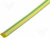 CB-HFT(2X) 6.4 yellow/green 1m, Термоусадочная трубка; 2:1; 6,4мм; L:1м; желто-зеленый; -55?125°C, CYG