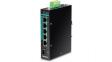 TI-PG541I Managed switch 4 PoE 1 SFP DIN-Rail