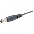 Z C 1512 2M BLACK CABLE Power Plug with Cable 5.5 mm