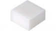 AT4059B Cap, Square, white, 12.0 x 12.0 x 6.3 mm