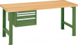 59.005.020 Workbench 1500 x 750 mm grey, RAL 7035