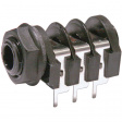 S2/BBB/PC TYPE A Flush-mounted jack socket, PCB Mount, 6.35 mm, 3 Poles, 5A, Tin