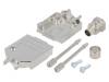 6560-0625-01, Корпус: для разъемов D-Sub; D-Sub 9pin,D-Sub HD 15pin; прямой, Encitech Connectors