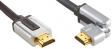 PROV1801 HDMI cable with Ethernet, rotatable 1 m Black