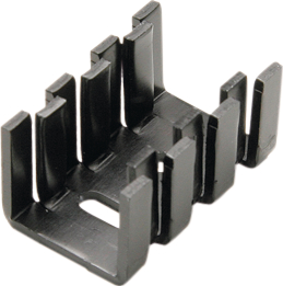 FK 234 SA L2, Радиатор: штампованный; U; черный; L: 28мм; W: 18,5мм; H: 15мм; 17К/Вт, Fischer Elektronik