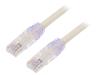 UTP6AX5M Patch cord; TX6A™ 10Gig,U/UTP; 6a; однопров; Cu; ПВХ; белый; Дл: 5м