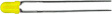 1254-10UYD/S530-A3/T2 LED 3 mm (T1) yellow