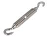 SCI-B-M5-A4, Turnbuckle; acid resistant steel A4; for rope; hook/hook; 8mm, KRAFTBERG