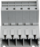 831-3204, Pin header, straight Pitch 7.62 mm, 4 Poles, Wago