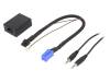 AUX-BT-CD-ISO, Переходник Bluetooth; гнездо Jack 3,5 мм; Audi,Seat,Skoda,VW, UNI-TEC