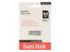 SDCZ74-064G-G46, Флешка; USB 3.1; ULTRA LUXE; 64ГБ; 150МБ/с; Цвет: серебристый, Sandisk