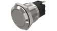 82-5551.2000 Pushbutton Switch, 1CO, Maintained Function, Silver