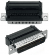 L17DAFRA15P Вилка; D-Sub; DFR; PIN:15; "папа"; IDC; на шлейф; gold flash; 250В
