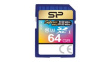 SP064GBSDXCU3V10 Memory Card, 64GB, SDXC, 90MB/s, 80MB/s