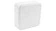 CBRS02SWH Room Sensor Enclosure, Size 2, Solid, White, 74x74x25.5mm