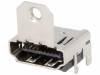 206B-SEAN-R01, Разъем: HDMI; гнездо; с держателем; PIN:19; позолота; SMT, ATTEND