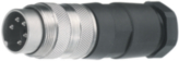 T 3635 002, Разъем: M16; вилка; "папа"; пайка; на провод; PIN: 12; 3А; 150В; IP40, Amphenol
