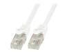 CP2041U Patch cord; U/UTP; 6; многопров; CCA; ПВХ; белый; 1,5м